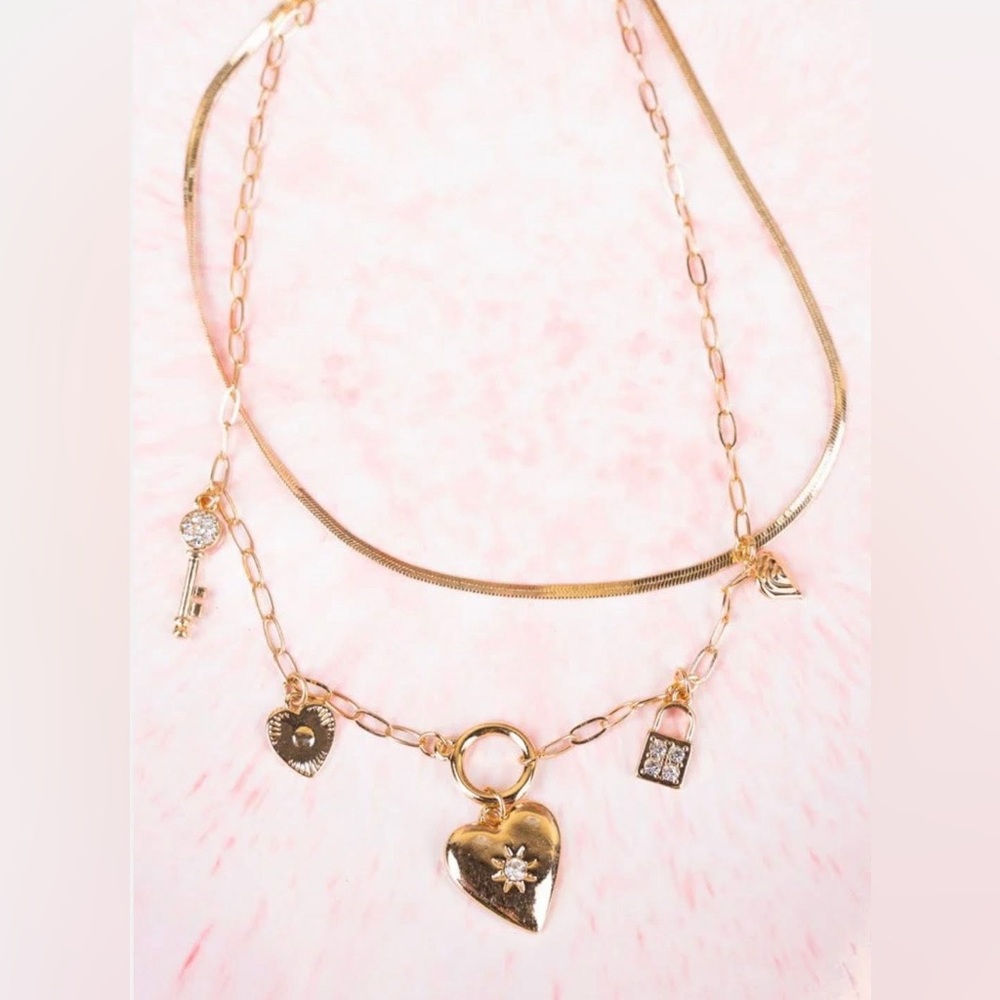Gold Charm Necklace